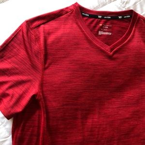 TEK GEAR DryTEK 100% Polyester Red T-Shirt